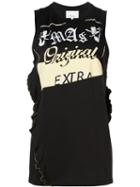 3.1 Phillip Lim Ruffled Trim Tank Top, Women's, Size: Xs, Black, Cotton
