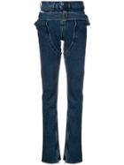 Diesel Red Tag High Waisted Jeans - Blue