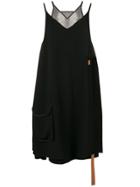 Loewe Trapeze Layered Dress - Black