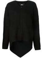Yang Li High-low Hem V-neck Sweater - Black