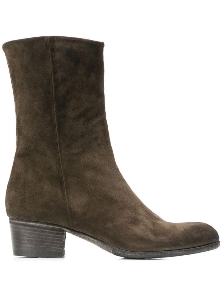 Pantanetti Mid-calf Length Boots - Brown