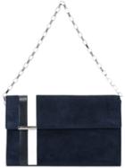 Tomasini Chain Strap Shoulder Bag, Women's, Blue