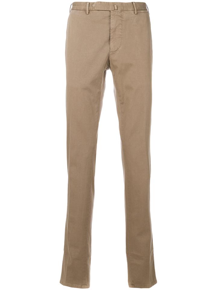 Dell'oglio Tailored Fitted Trousers - Nude & Neutrals