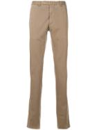 Dell'oglio Tailored Fitted Trousers - Nude & Neutrals