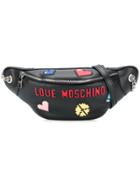 Love Moschino Love Pixel Bum Bag - Black