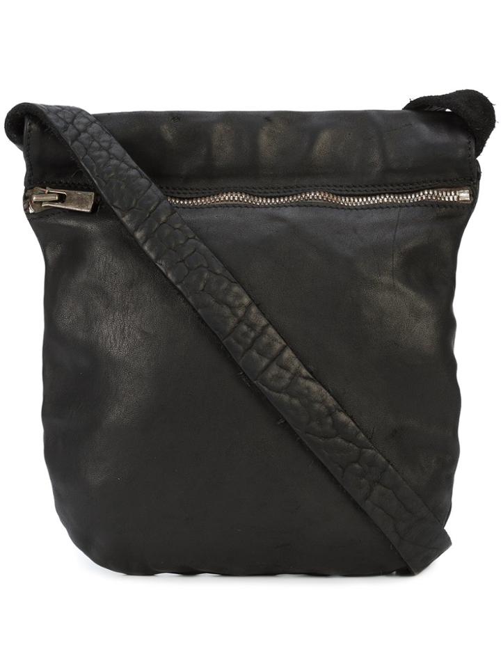 Guidi Small Shoulder Bag - Black