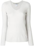 La Fileria For D'aniello V-neck Jumper - Grey