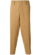 Marni Tailored Cropped Chinos - Nude & Neutrals