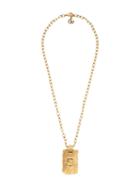 Gucci Textured Pendant Necklace - Gold