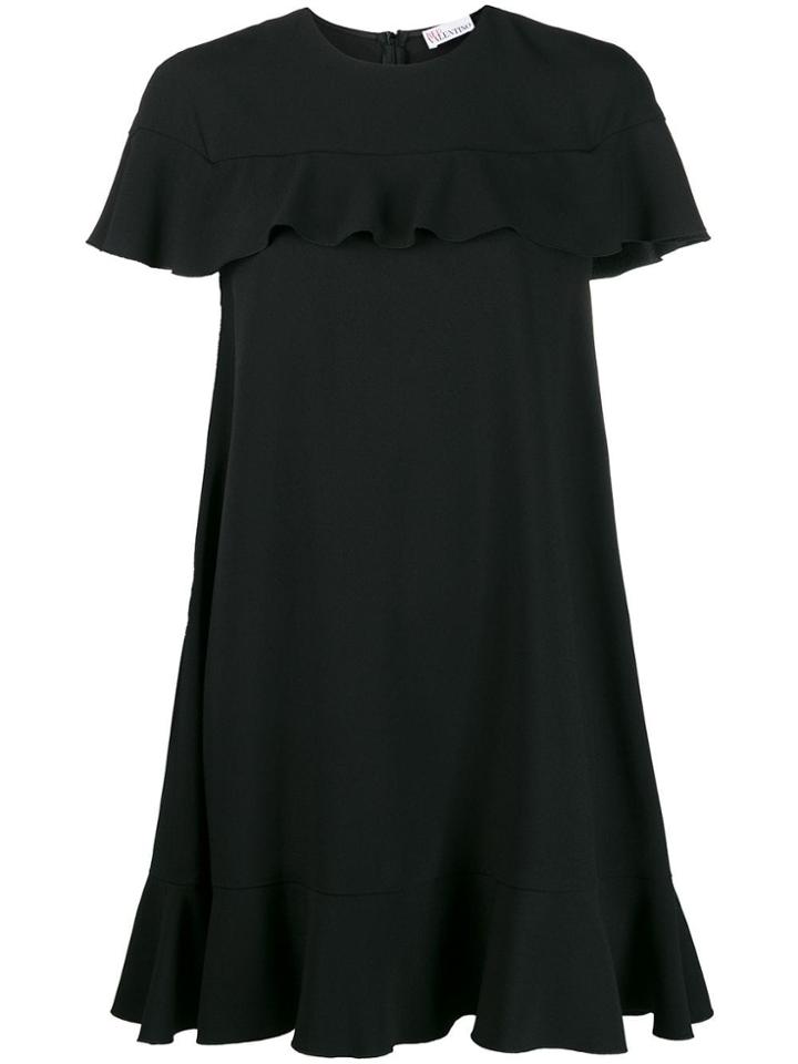 Red Valentino Valentino Garavani Ruffle Dress - Black