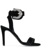 Etro Western Buckle Sandals - Black