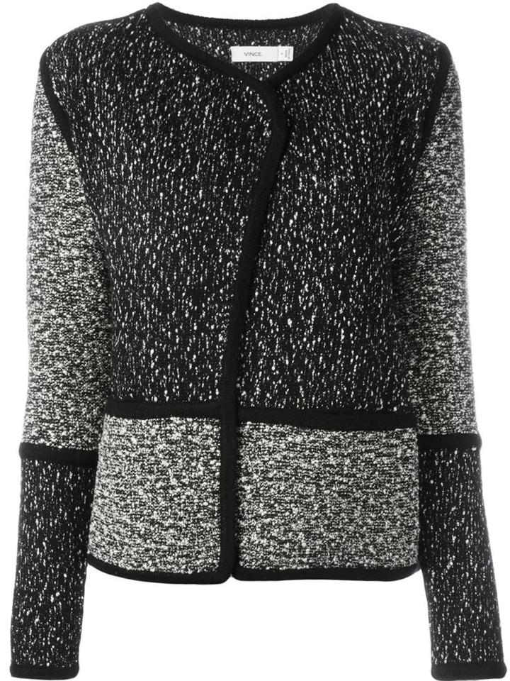 Vince Panelled Boucle Knit Jacket