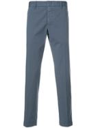 Incotex Classic Fitted Chinos - Blue