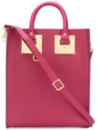 Sophie Hulme 'le Mid' Tote, Women's, Pink/purple, Leather