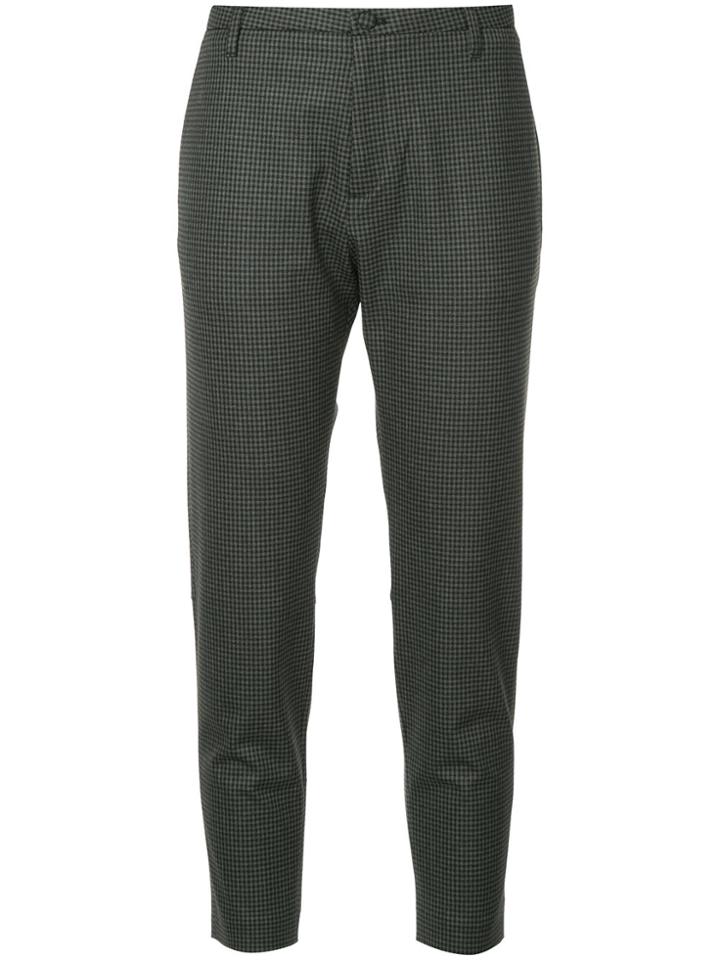 Hope Krissy Checked Trousers - Grey