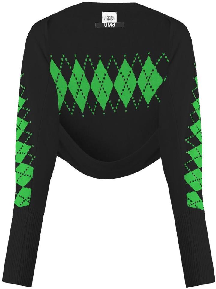 Opening Ceremony Umd X Opening Ceremony Shrug Cardigan - Green
