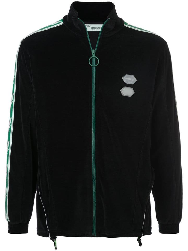 Off-white Contrast Side Detail Jacket - Black