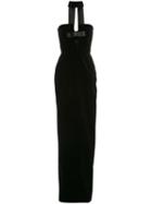 Tom Ford Bow Detail Choker Dress - Black
