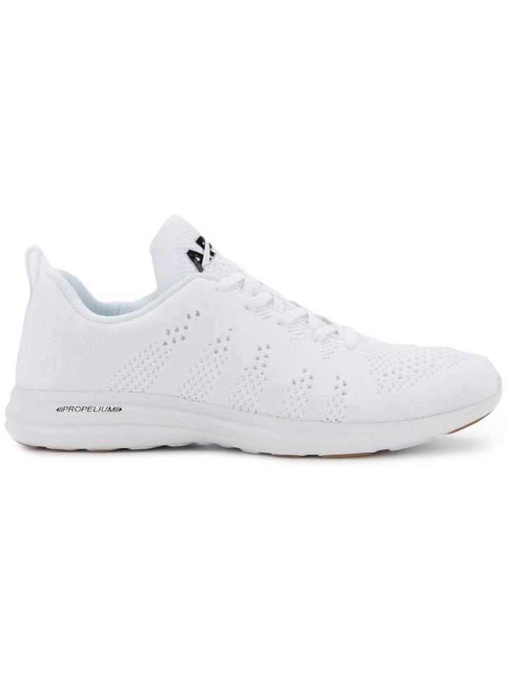 Apl Perforated Lace-up Sneakers - White