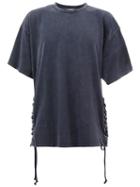 Faith Connexion Lace-up Side T-shirt