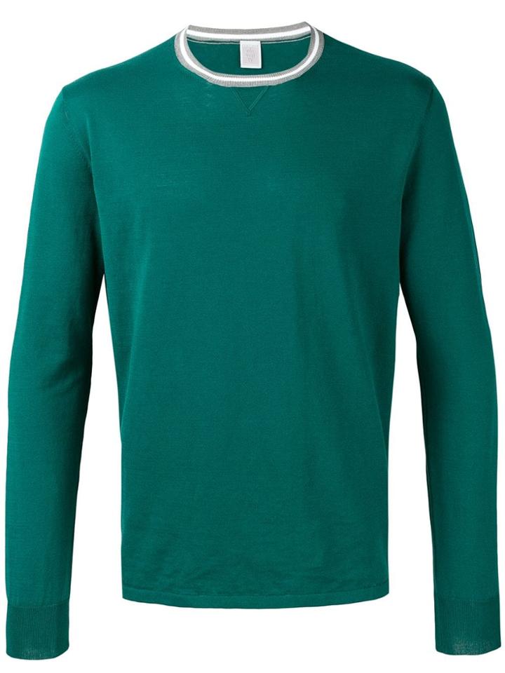 Eleventy Classic Knit Sweater - Green