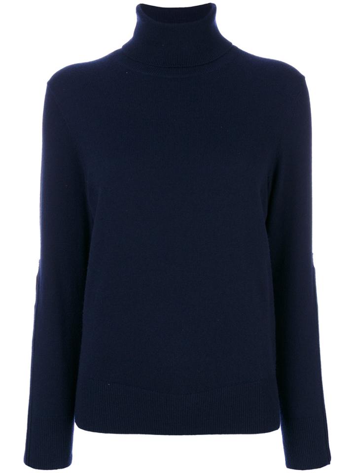 Joseph Cashmere Roll-neck Sweater - Blue