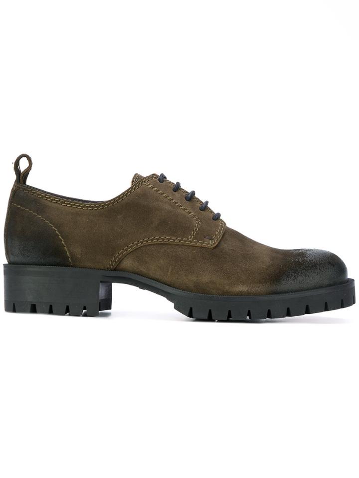 Dsquared2 Two Tone Derby Shoes - Brown