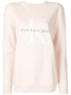 Ck Jeans Logo Sweatshirt - Nude & Neutrals