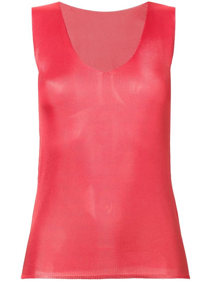 Giorgio Armani Fitted Tank Top - Yellow & Orange