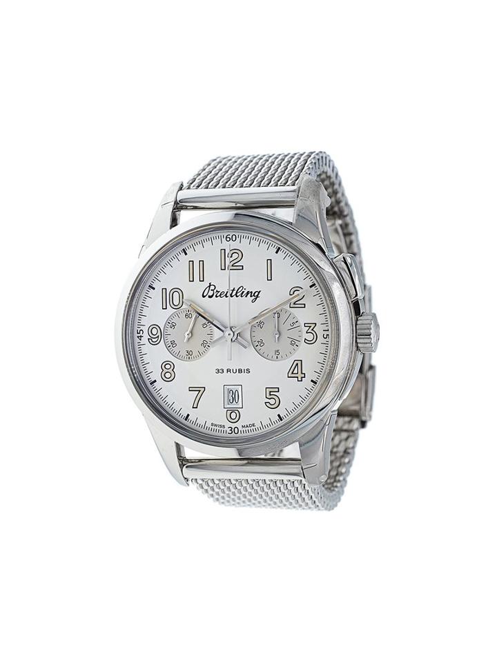 Breitling 'transocean 1915' Analogue Watch, Men's, White