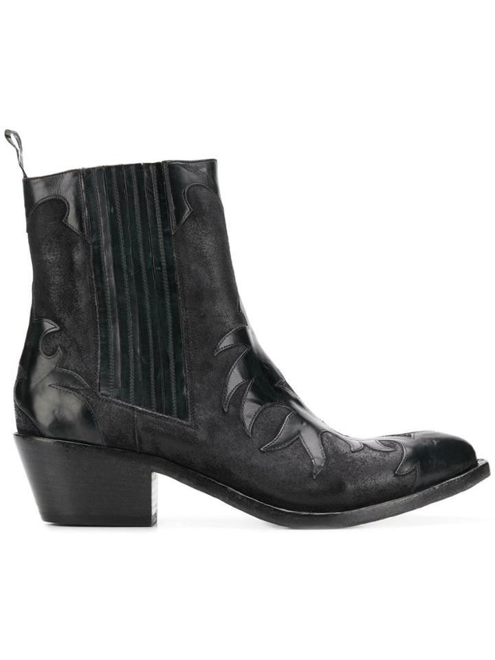 Sartore Western Style Boots - Blue