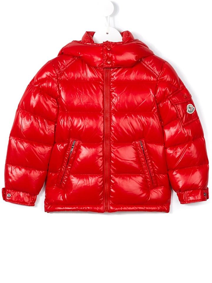 Moncler Kids Puffer Jacket, Boy's, Size: 10 Yrs, Red