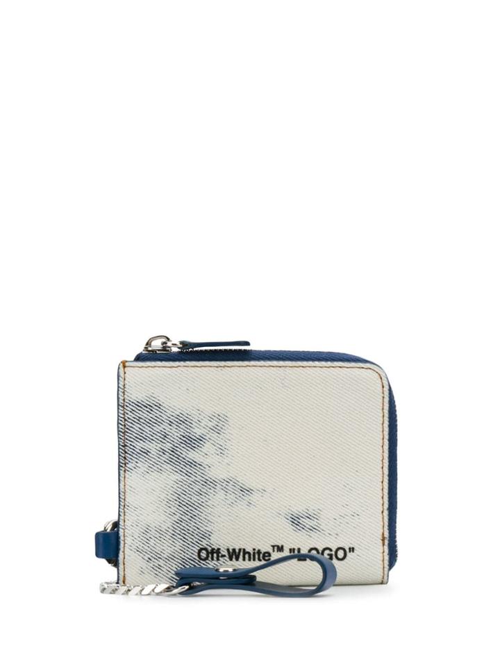 Off-white Chain Wallet - Blue