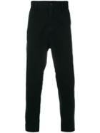 Ann Demeulemeester Grise Dropped Crotch Dropped Trousers - Black