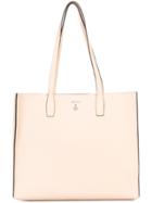 Mark Cross Logo Print Tote Bag - Pink & Purple