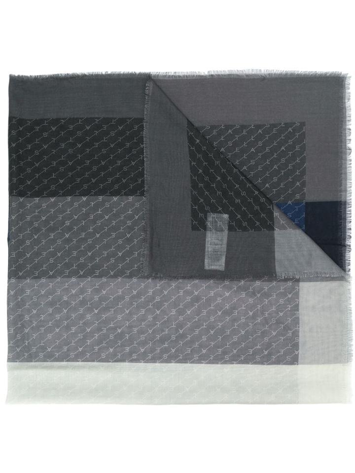 Stella Mccartney Monogram Pattern Scarf - Grey