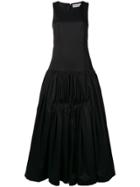 Molly Goddard Lena Poplin Dress - Black