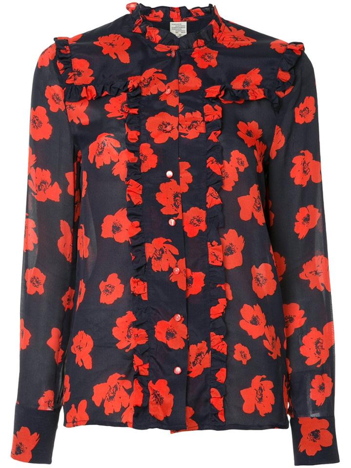 Baum Und Pferdgarten Floral Print Shirt - Black
