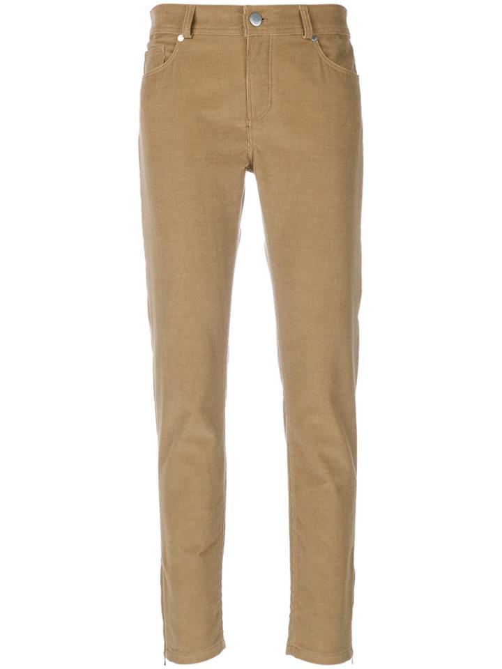 Loro Piana Slim-fit Corduroy Trousers - Brown