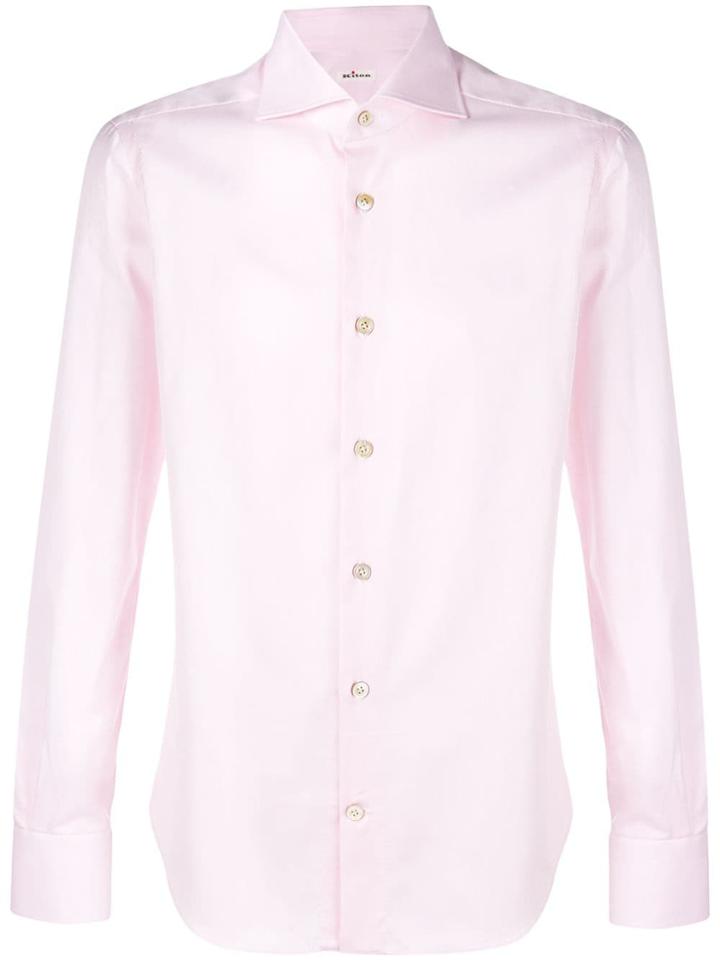 Kiton Plain Button Down Shirt - Pink