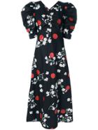 Isa Arfen Wow Blossom Print Dress - Black