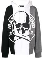 Mastermind World Colour Block Skull Hoodie - White