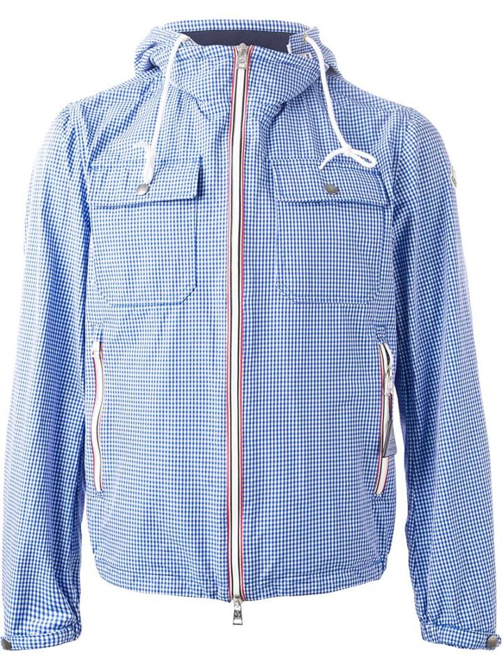 Moncler Gingham Windbreaker Jacket