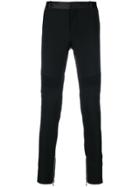 Balmain Tailored Biker Trousers - Black