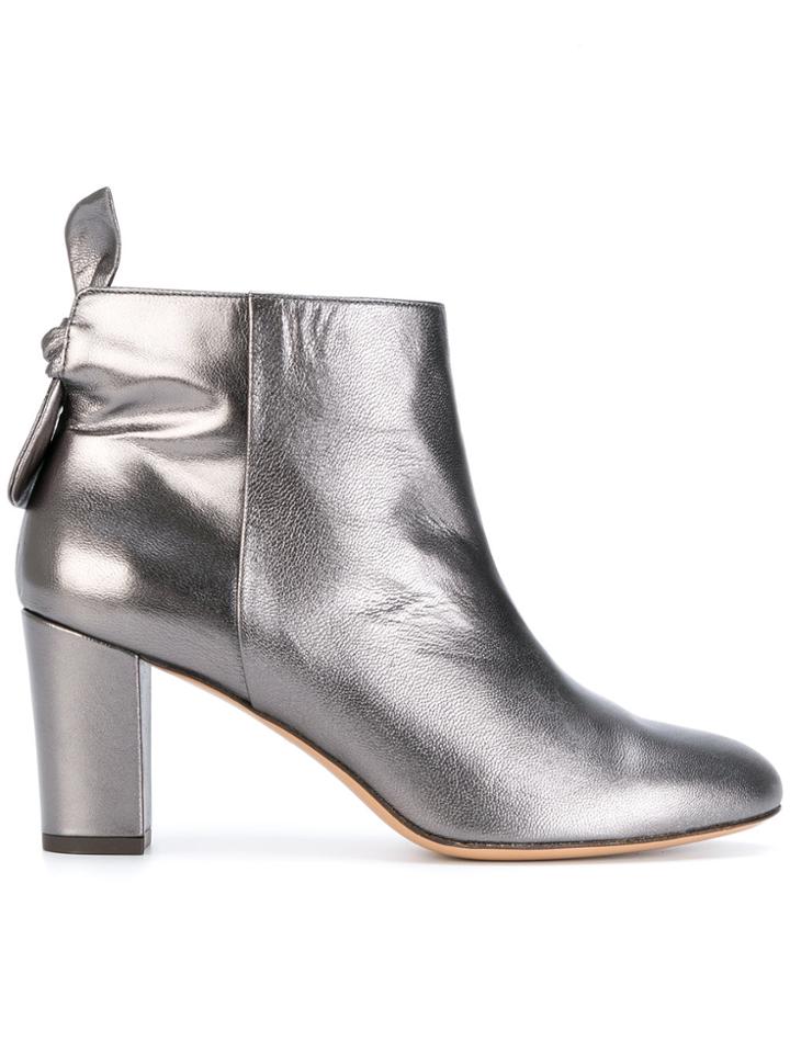 Tila March Ilette Knot Booties - Metallic