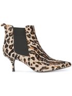 Anine Bing Animal Print Ankle Boots - Multicolour