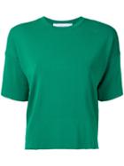 Le Ciel Bleu - Soubari Knit Top - Women - Polyester/rayon - 36, Green, Polyester/rayon