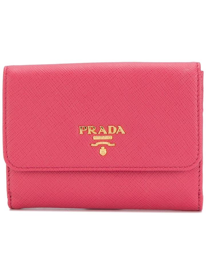 Prada Trifold Flap Purse - Pink