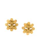 Chanel Vintage Abstract Clip-on Earrings