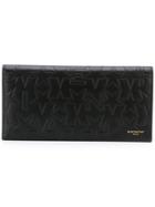 Givenchy Star Printed Flap Wallet - Black
